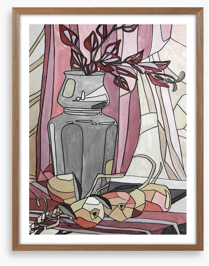 Pinks and pear