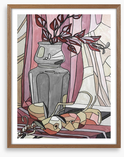 Pinks and pear