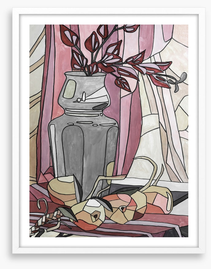Pinks and pear