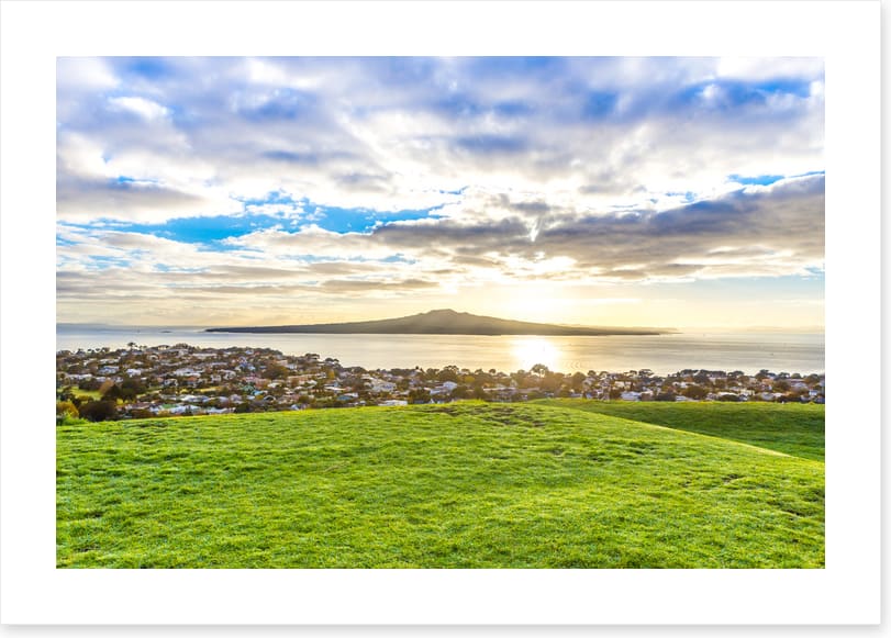 Rangitoto island sunrise