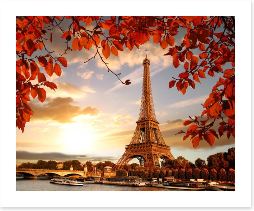 Eiffel Tower in Autumn