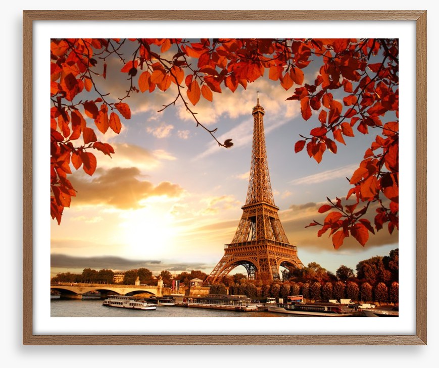 Eiffel Tower in Autumn