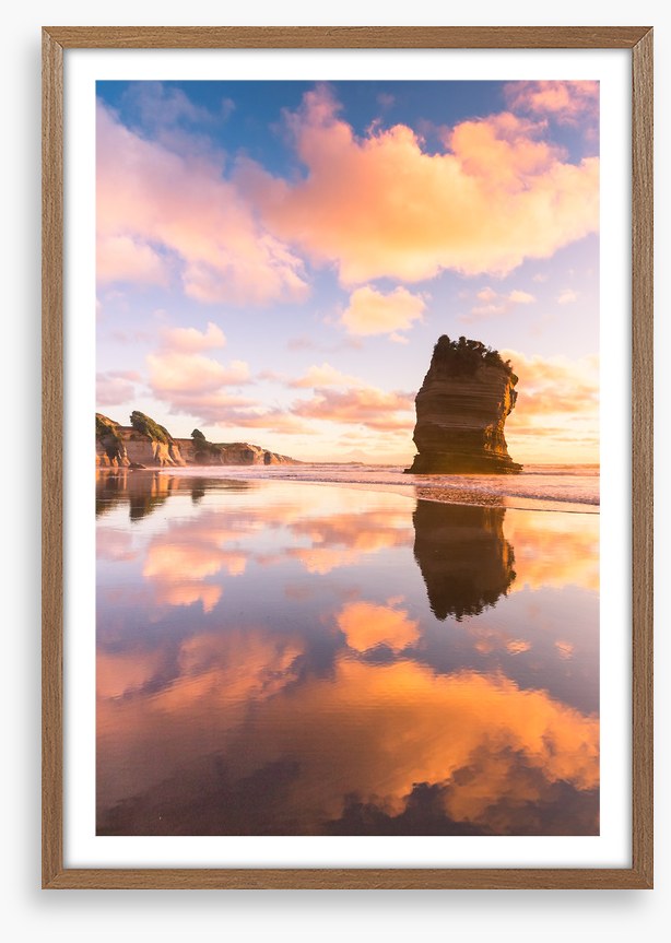 Lone rock reflections