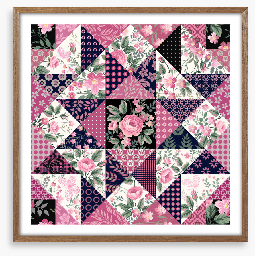 Rosy nights patchwork