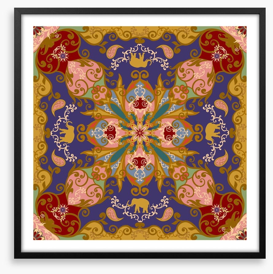 Elephant mandala