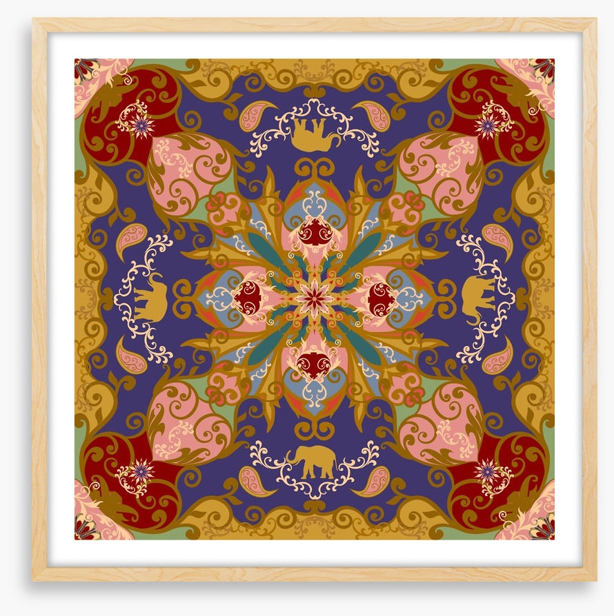Elephant mandala