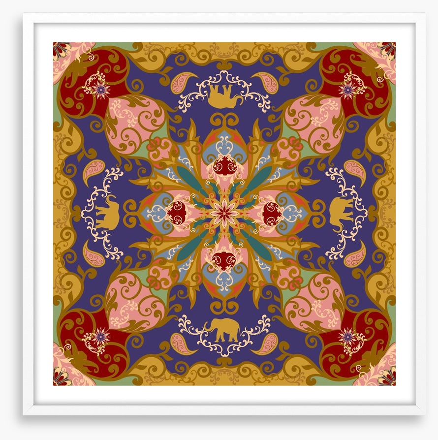 Elephant mandala