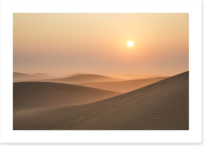 Soft sand sunrise