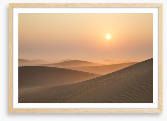 Soft sand sunrise