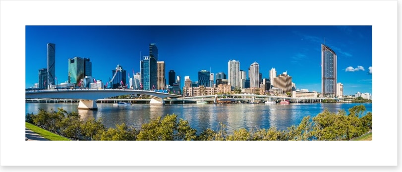 Brisbane skyline panorama