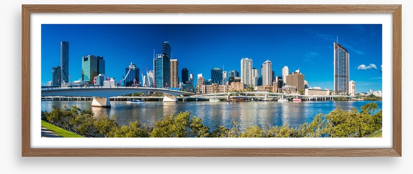 Brisbane skyline panorama