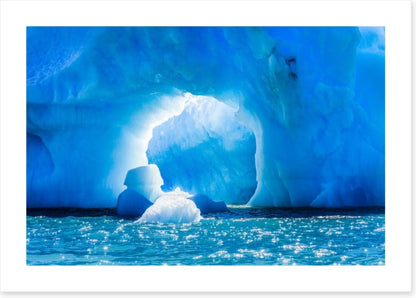 Through the ice cave