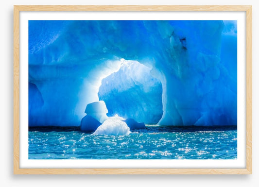 Through the ice cave