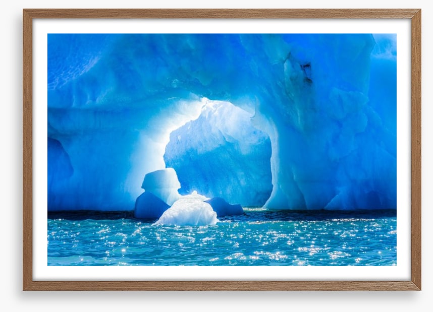 Through the ice cave