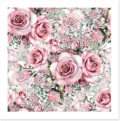 Pink vintage roses