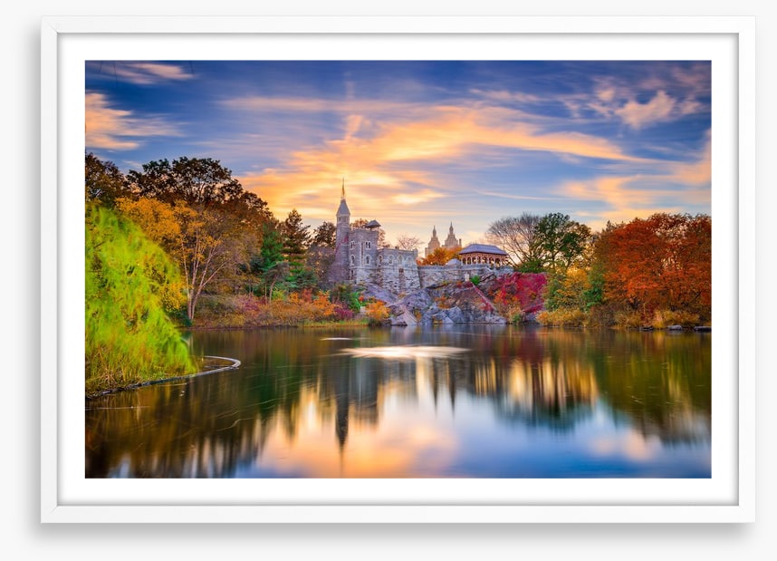 Belvedere Castle in Fall