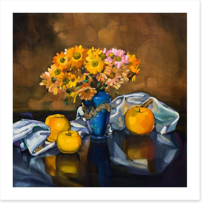 Apples in amber