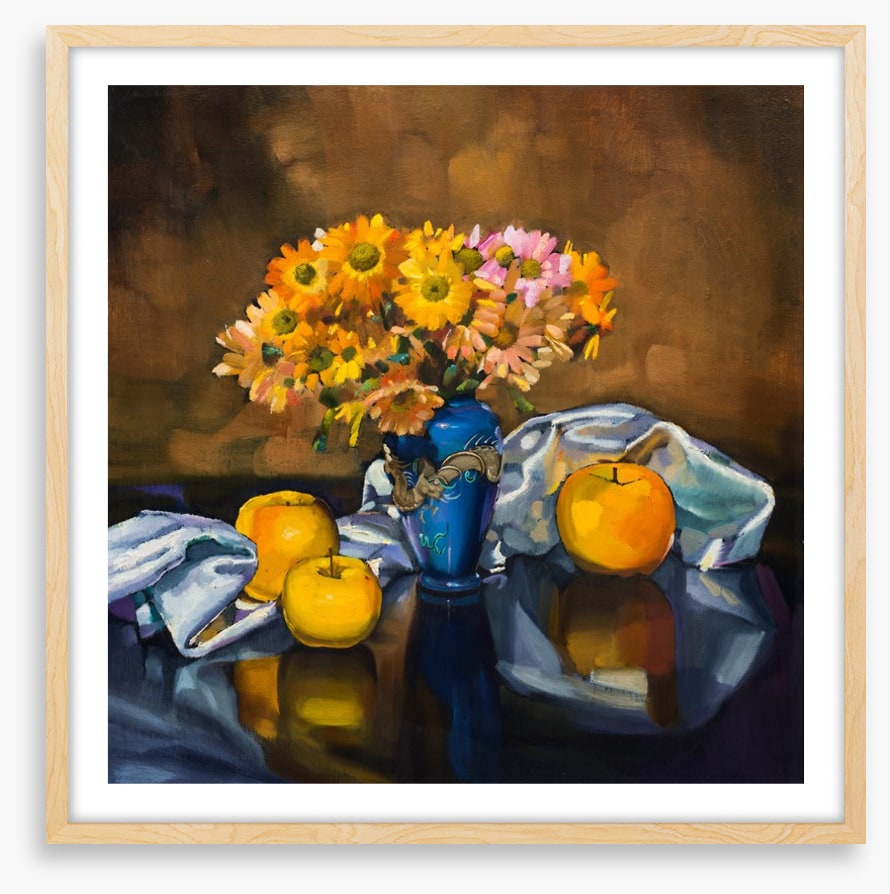 Apples in amber