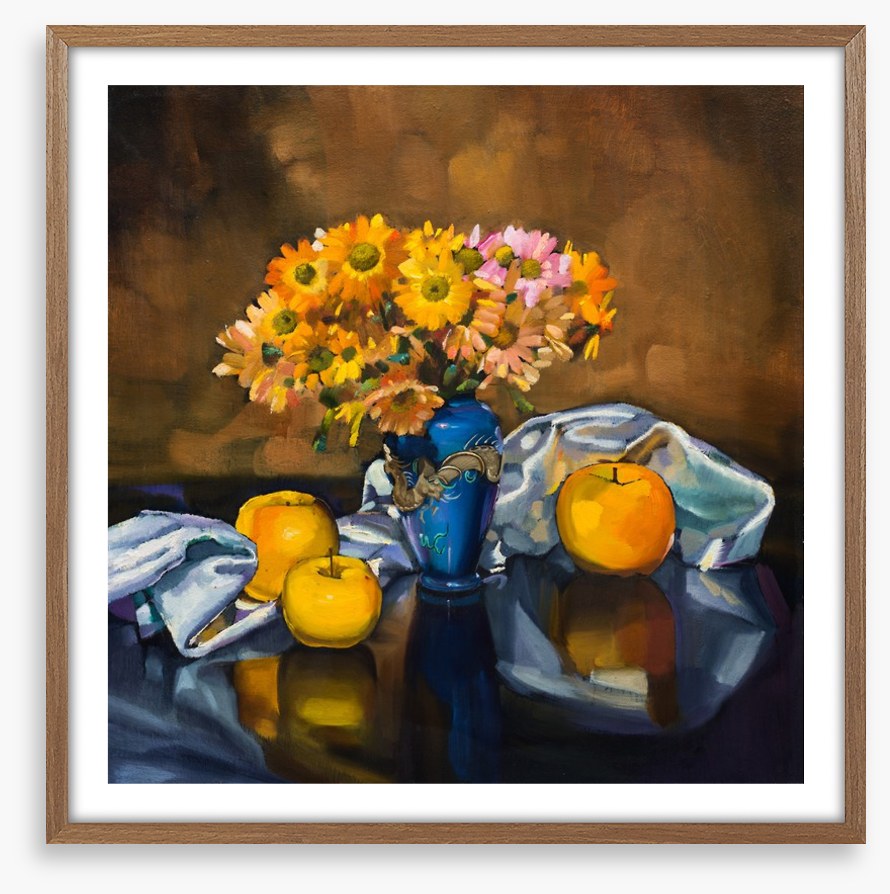 Apples in amber