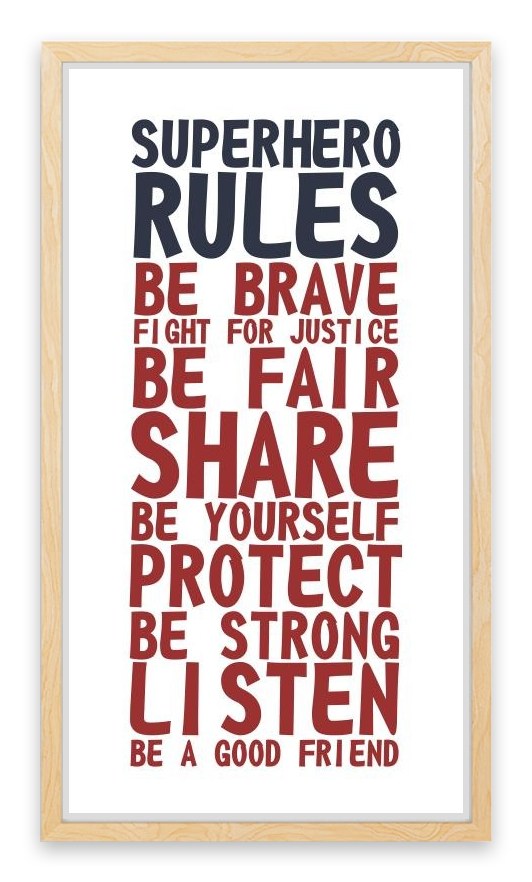 Superhero rules