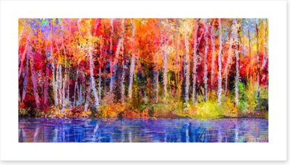 Aspen trees in fall