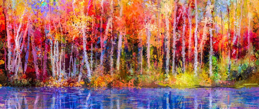 Aspen trees in fall