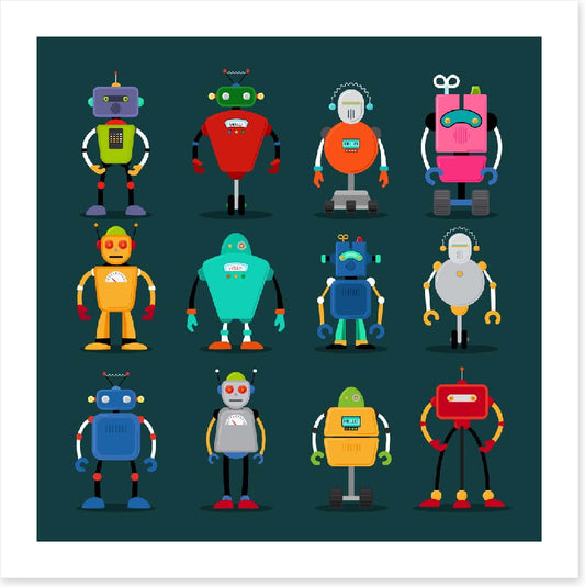 Retro robots 2