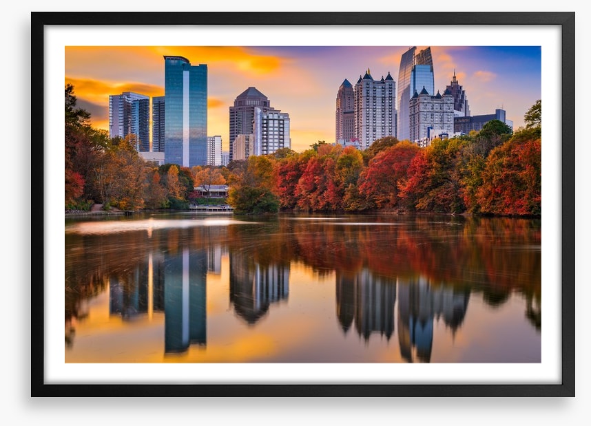 Atlanta fall reflections
