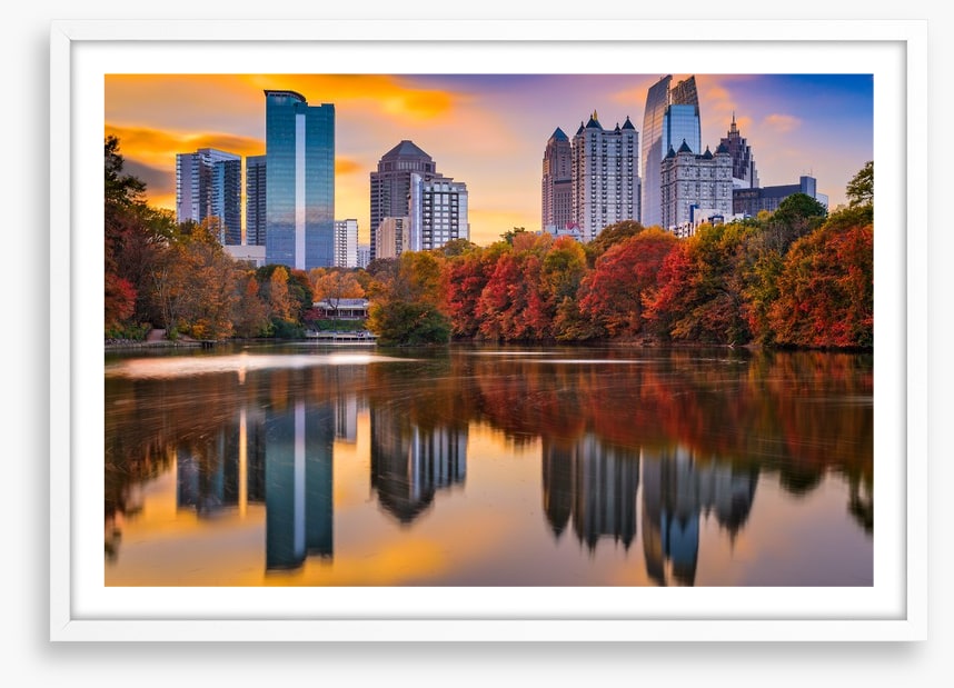 Atlanta fall reflections