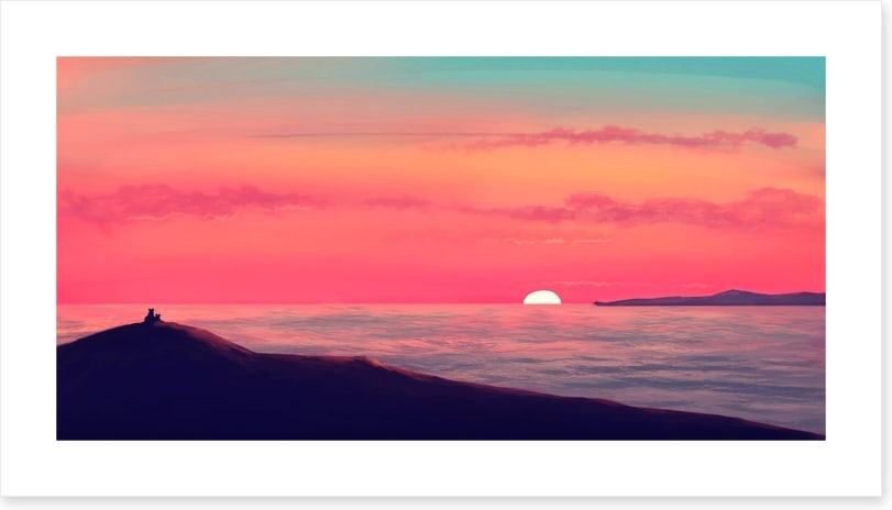 Watching the sunset