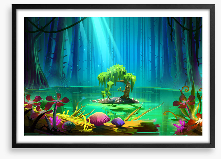 Magic lake island