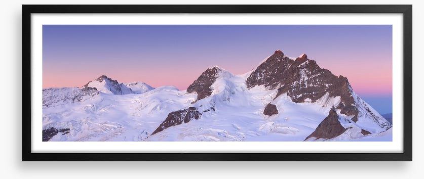 Jungfrau dawn panorama