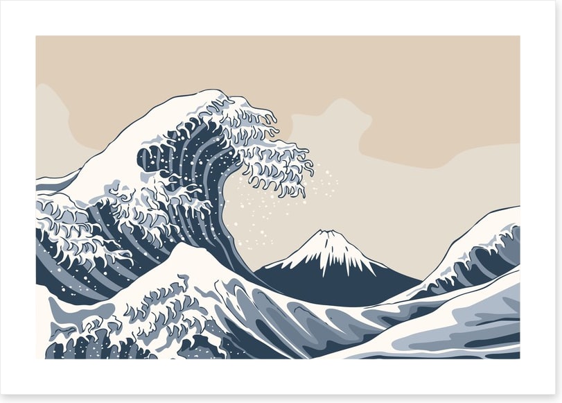 The angry wave