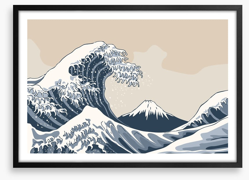 The angry wave