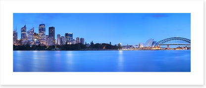 Blue dawn panorama