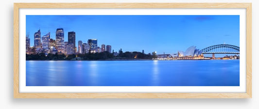 Blue dawn panorama