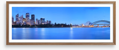 Blue dawn panorama