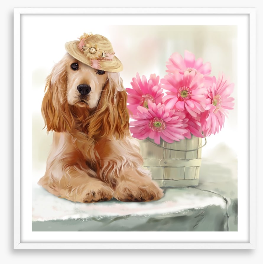 Springtime spaniel