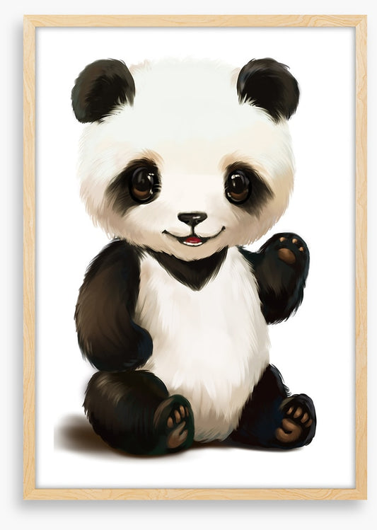 Little panda wave