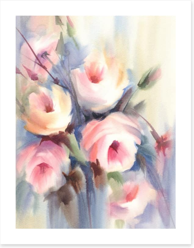 Soft rose bouquet