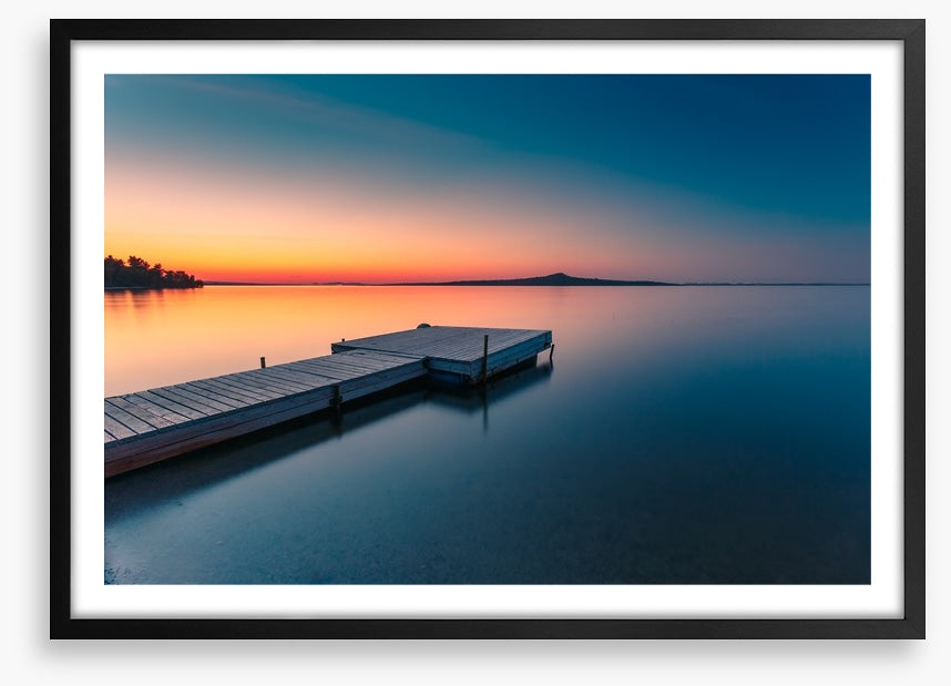 Gentle dusk jetty
