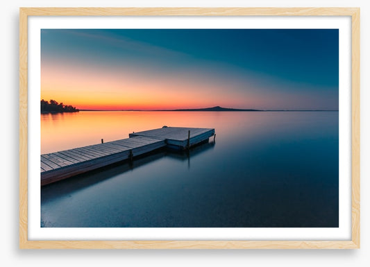 Gentle dusk jetty