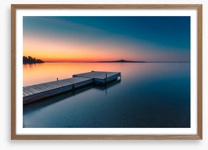 Gentle dusk jetty