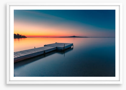 Gentle dusk jetty