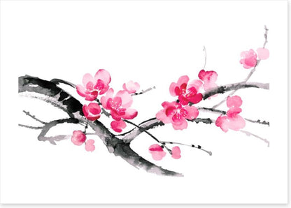 Cherry blossom branch