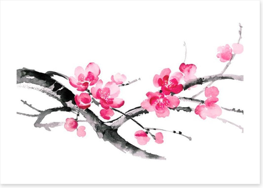 Cherry blossom branch