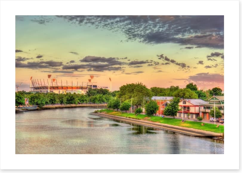 The Yarra River with MCG