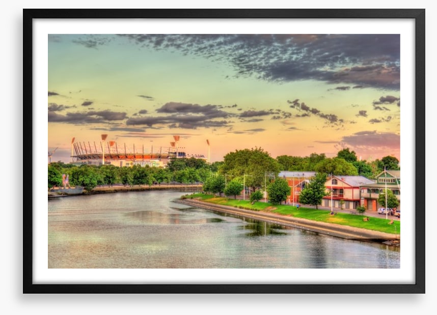 The Yarra River with MCG