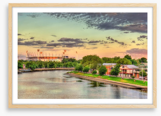 The Yarra River with MCG
