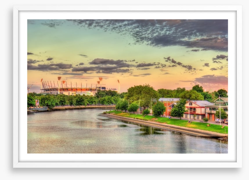The Yarra River with MCG